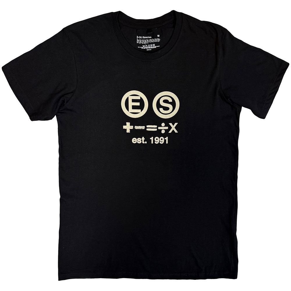Ed Sheeran - Albums Heren Tshirt - Zwart